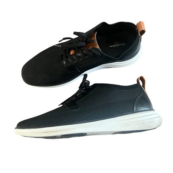 GOODFELLOW & CO Men's Zeke Knit Dress Sneakers Black 9 - Picture 3 of 6